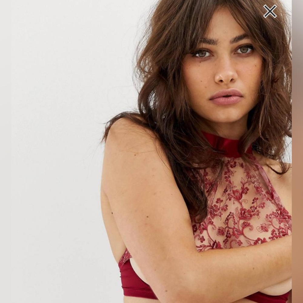 Reign by Coco de Mer Lace Halter Bra